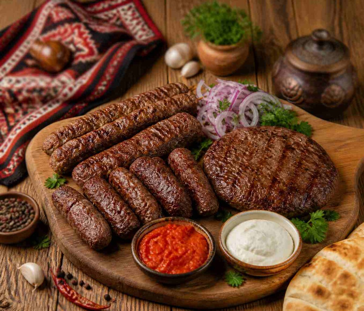 Kebab, čevapčiči a pljeskavice