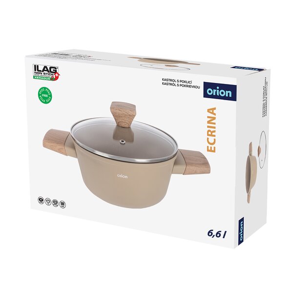 Kastrol ECRINA s poklicí 6,6 l