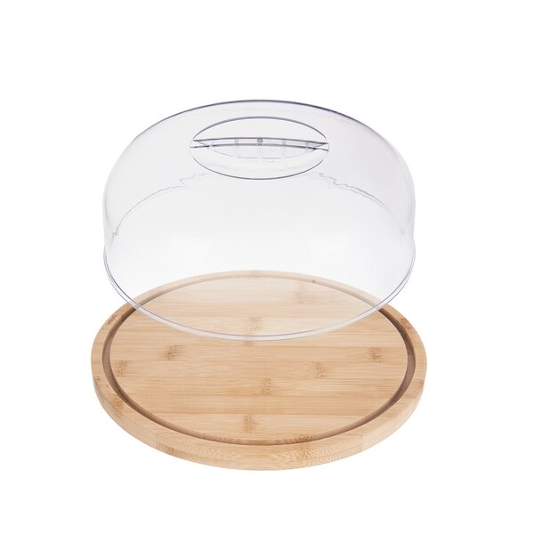 Servírovací prkénko s poklopem pr. 26 cm, v. 9 cm
