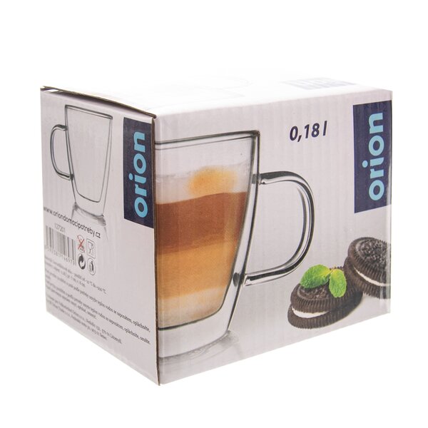 Dvoustěnný hrnek DOUBLE 0,18 l