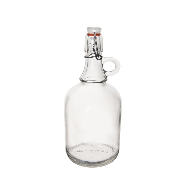 Demižon s klip uzávěrem 0,5 l