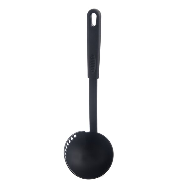 Naběračka s cedníkem BLACKLINE 30,5 cm, pr. 9 cm