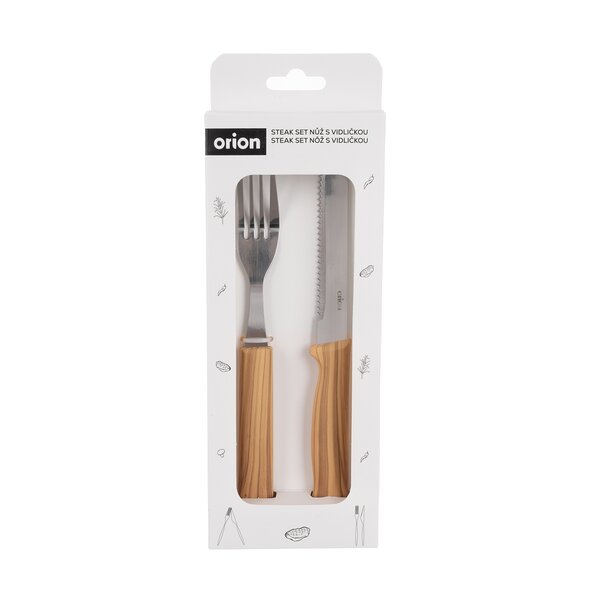 Steak set nůž s vidličkou 