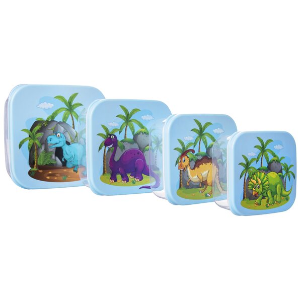 Svačinový box dinosaurus 4 ks