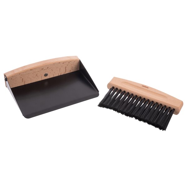Smetáček s lopatkou a magnetem mini BLACK