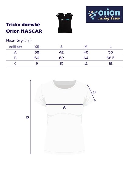 Tričko dámské Orion NASCAR vel. XS