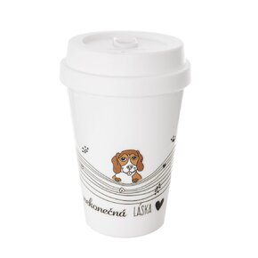 Termohrnek NEKONEČNÁ LÁSKA pes 0,35 l