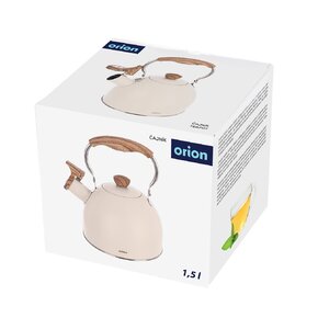 Čajník s píšťalou BEIGE 1,5 l