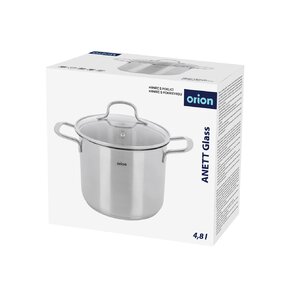 Hrnec ANETT Glass s poklicí 4,8 l 