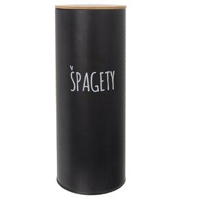 Dóza Špagety BLACK pr. 11 cm 