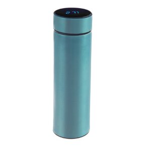 Termoska s teploměrem 0,45 l modrá
