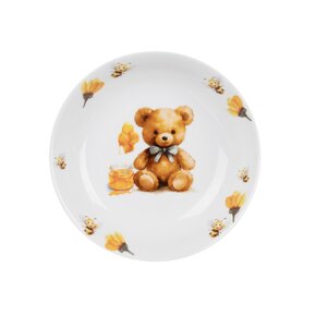 Hluboký dětský talíř MEDVÍDEK pr. 19 cm