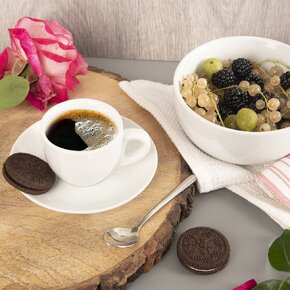 Hrnek s podšálkem MONA espresso 0,1 l 2 ks