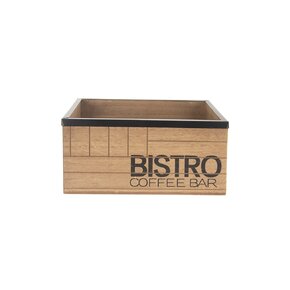 Dekorativní bedýnka Bistro 20x13x8,8 cm