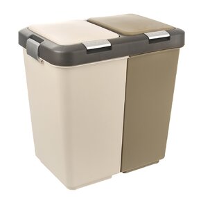 Odpadkový koš na tříděný odpad Dust 2x20 l