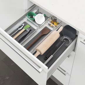 Košík-organizér GREY 16,3x16,3x4,8 cm