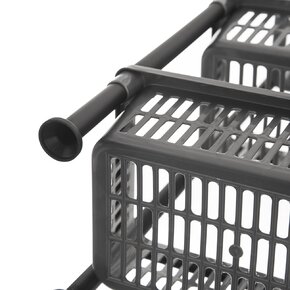 Regál GREY 4 patra 